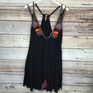 Free People Lovers Cove Embroidered Dress